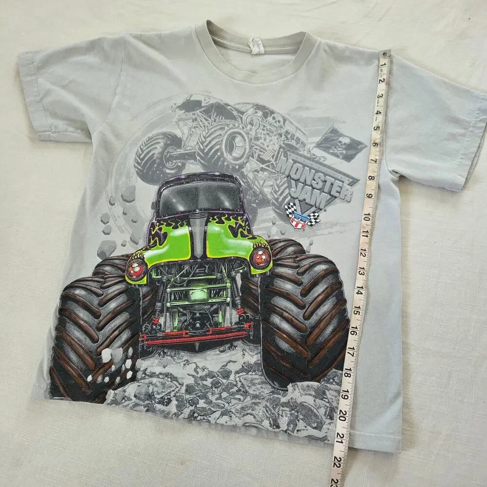Y2k Monster Jam Truck Cotton Tee kids 10